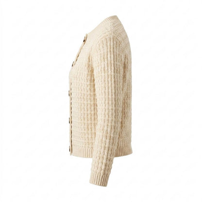 Gentleman Code - Cagum | Strukturierter Langärmliger Cardigan Damen