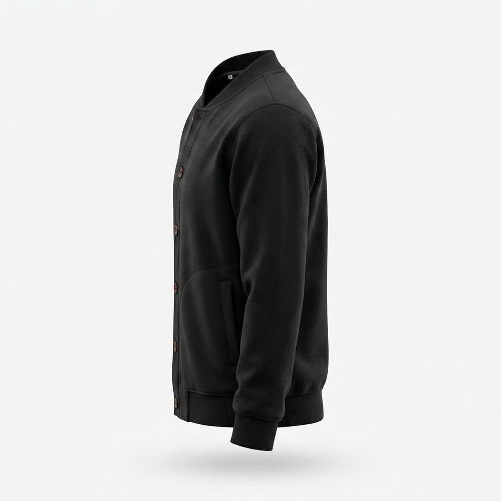 Gentleman Code - Tegam | Geknöpfte Unifarbene Jacke Herren