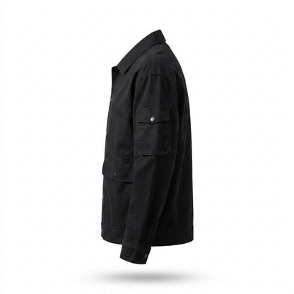 Gentleman Code - Rizem | Geknöpfte Vieltaschige Jacke Herren