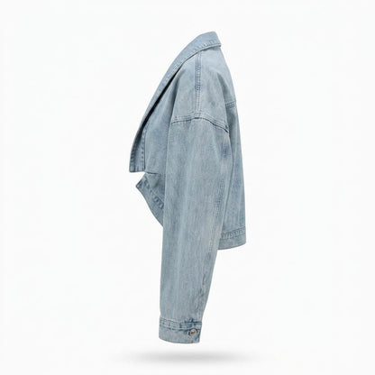 Gentleman Code - Vopul | Kurzgeschnittene Kragenlose Jacke Damen