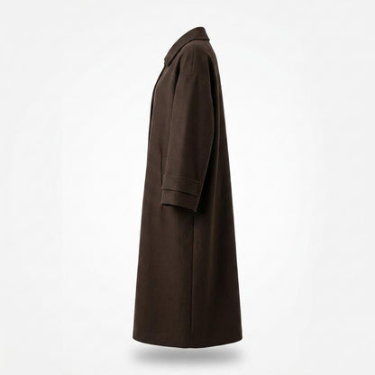 Gentleman Code - Nibev | Langer Weit Geschnittener Mantel Damen